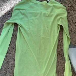 Neon lululemon long sleeve